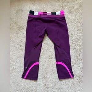 Lululemon Crop Size L Waist 16.5”